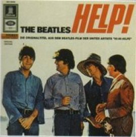 HELP ! (ドイツ盤 Apple）/ The Beatles 展示中 in Museum of